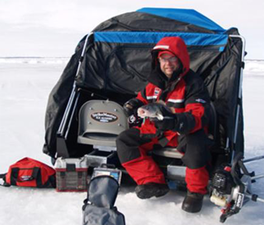 Mark Martin Ice Fishing Experience